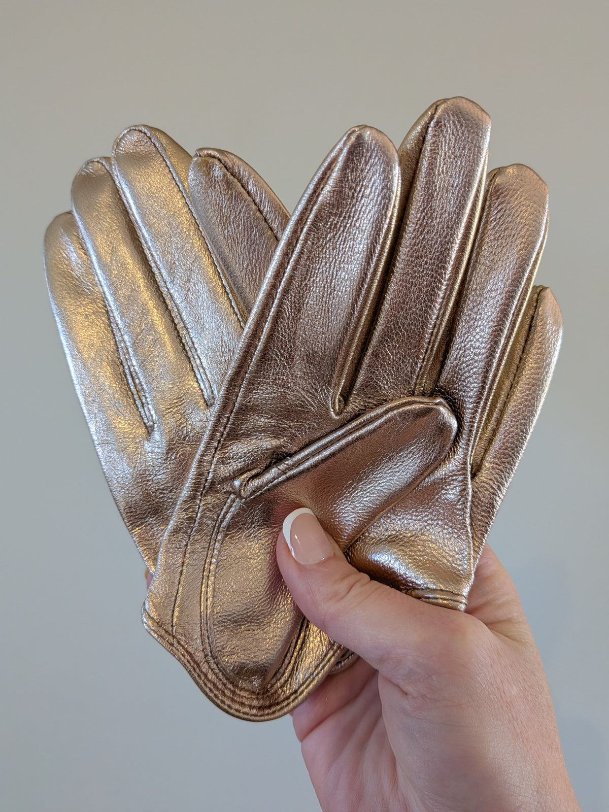 HALF PALM GLOVES (GENUINE LEATHER) - 25 colours available