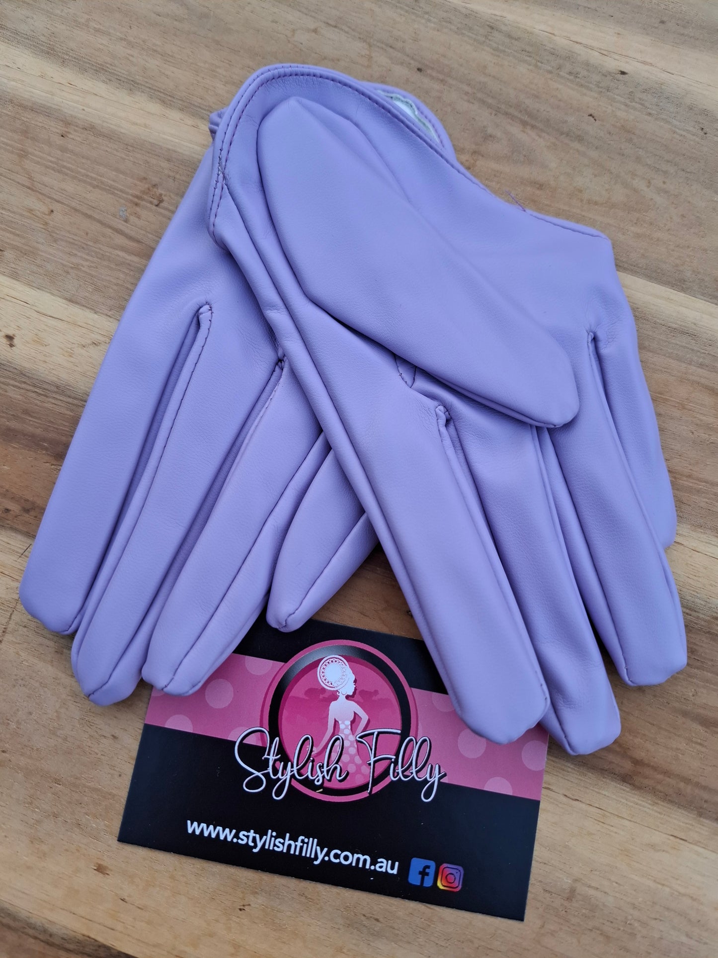HALF PALM GLOVES (FAUX LEATHER) - 28 colours available