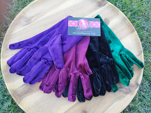 Velvet Full Gloves - other colours available