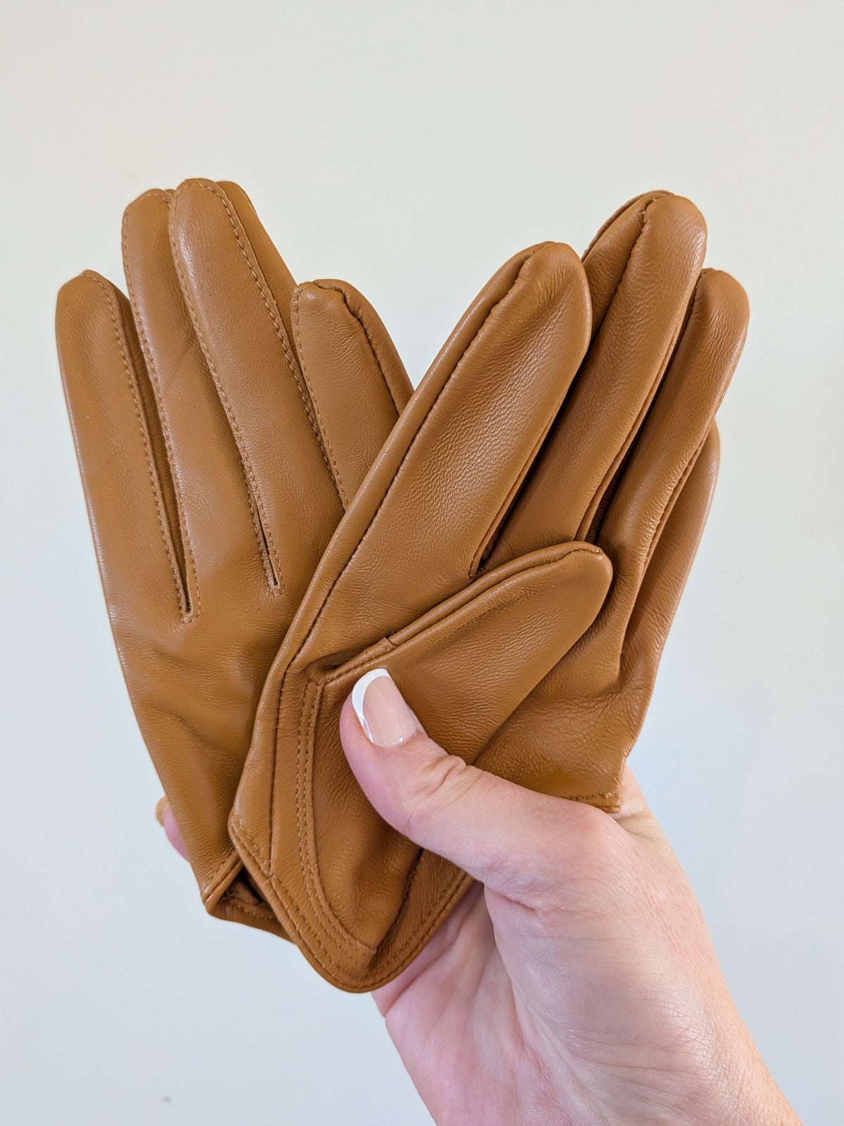 HALF PALM GLOVES (GENUINE LEATHER) - 25 colours available