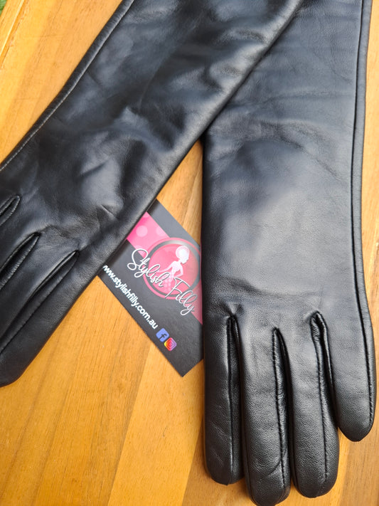 LONG LEATHER GLOVES - other styles available
