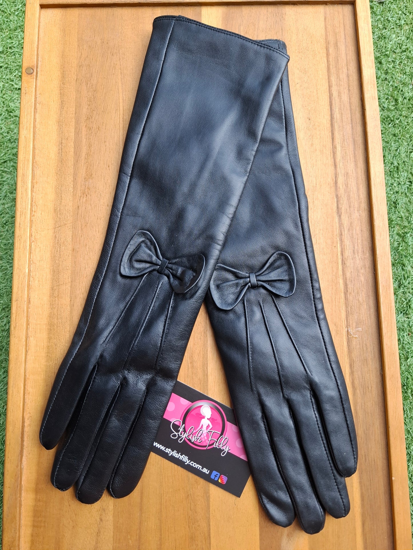 LONG LEATHER GLOVES - other styles available