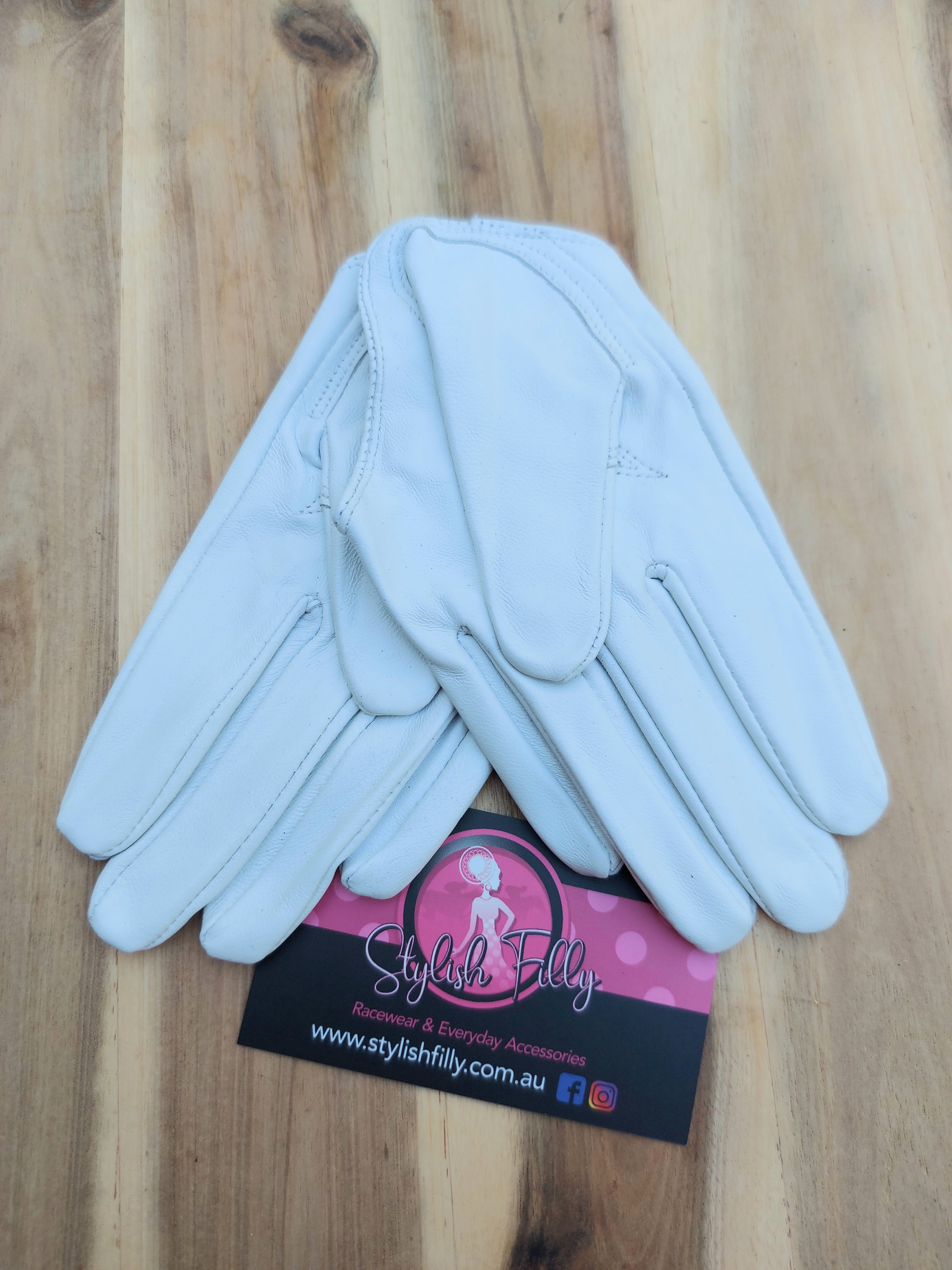 HALF PALM GLOVES (GENUINE LEATHER) - other colours available