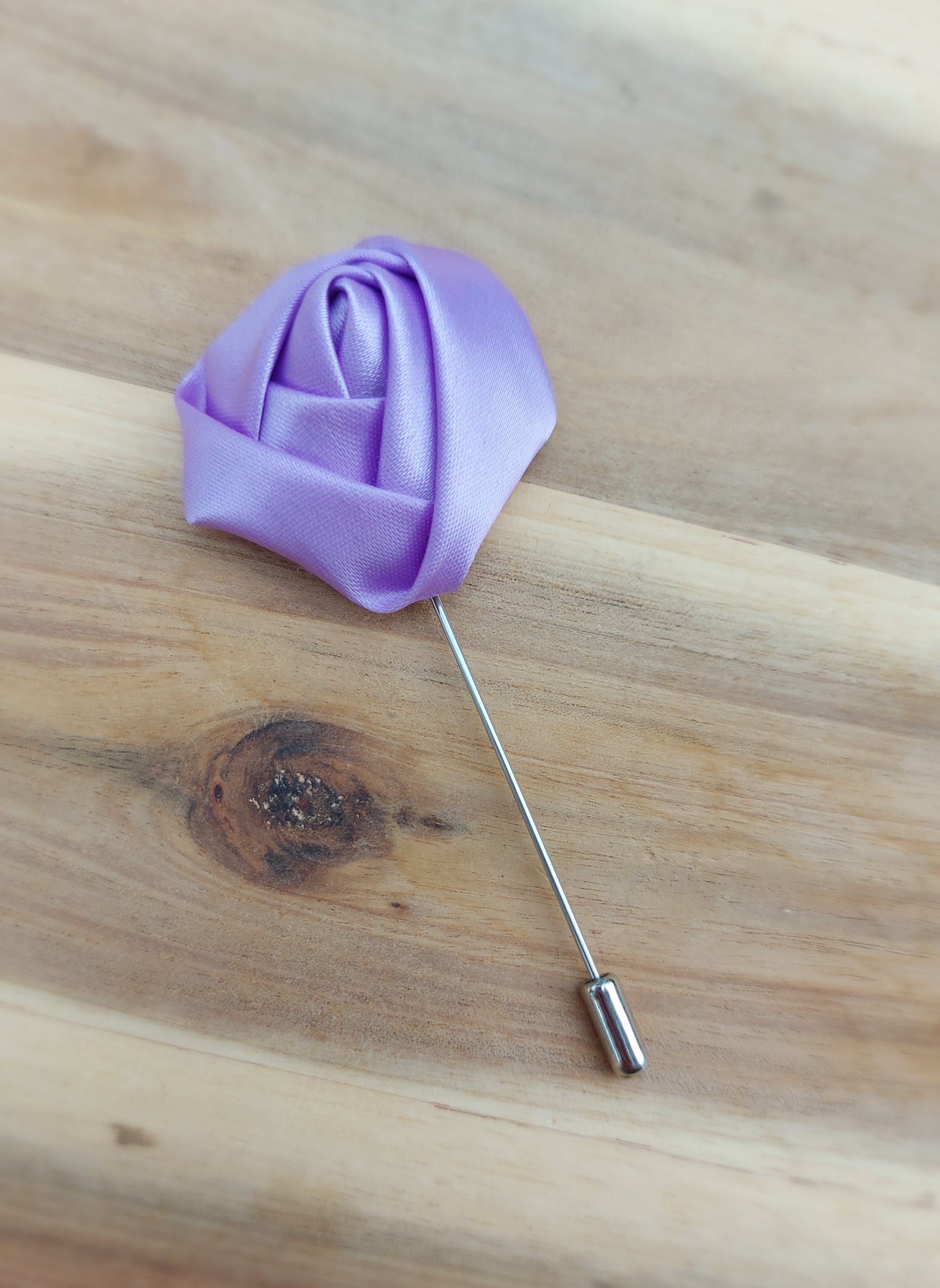 Mens Flower Lapel Pin - other colours available