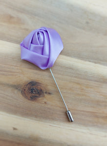 Mens Flower Lapel Pin - other colours available